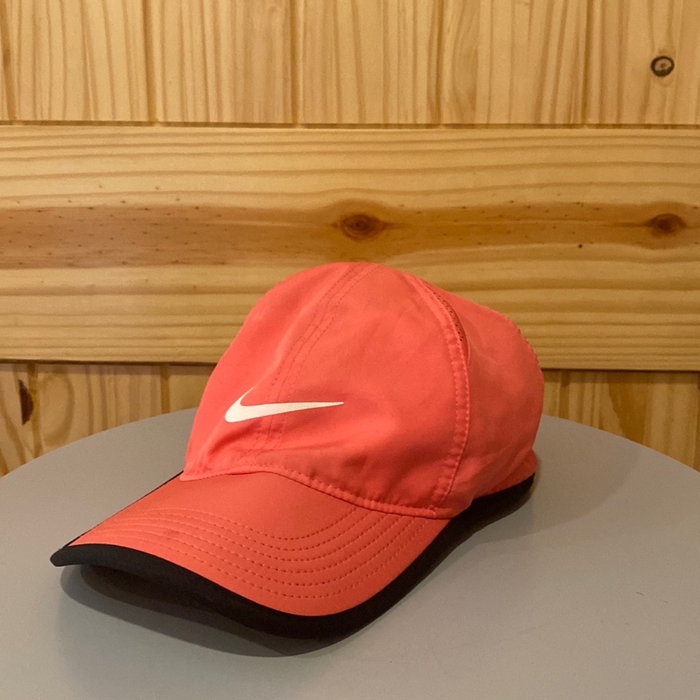 Feather light dry fit Nike cap salmon pink